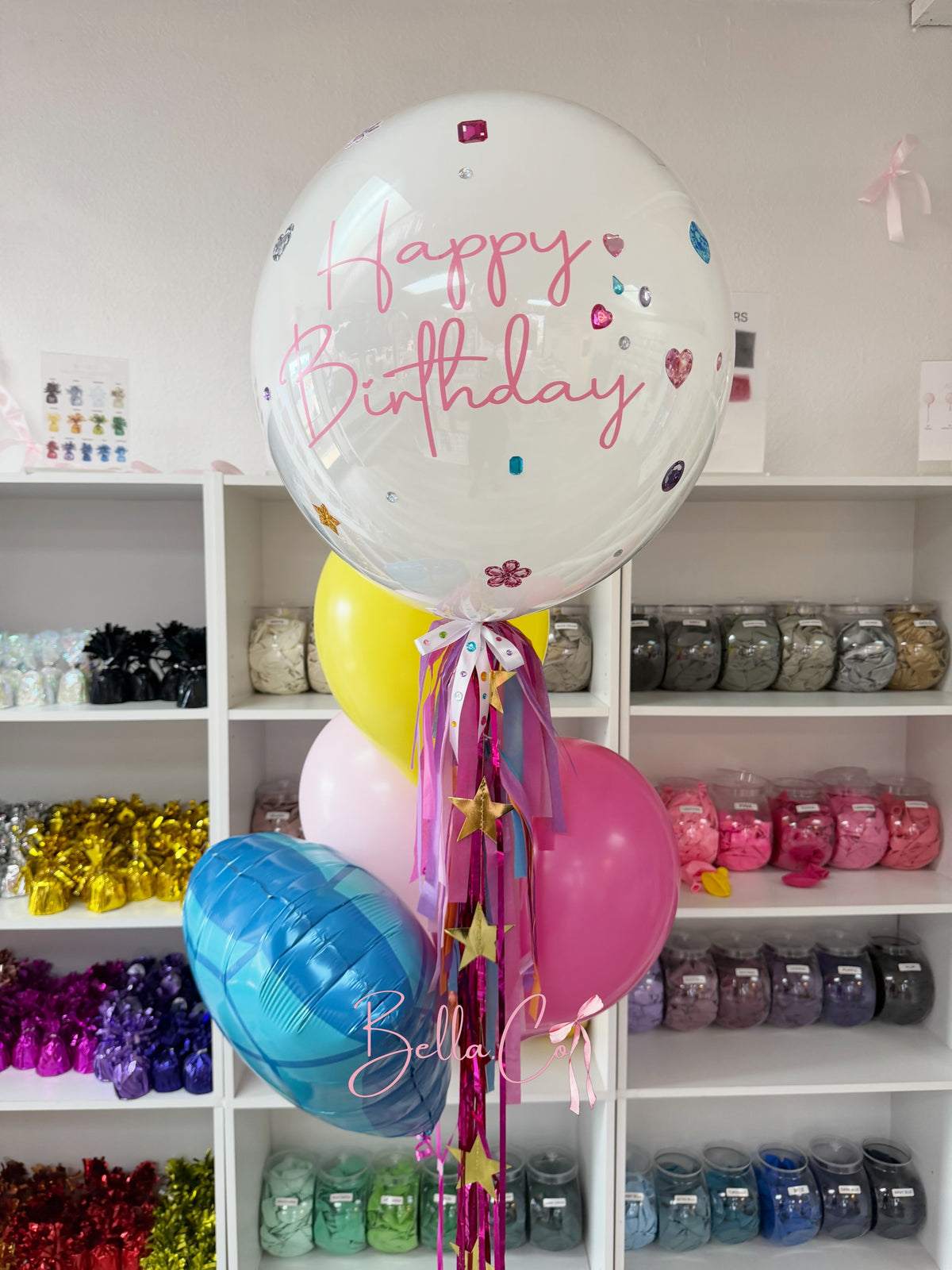 Custom Bedazzled Balloon Set ✨💫