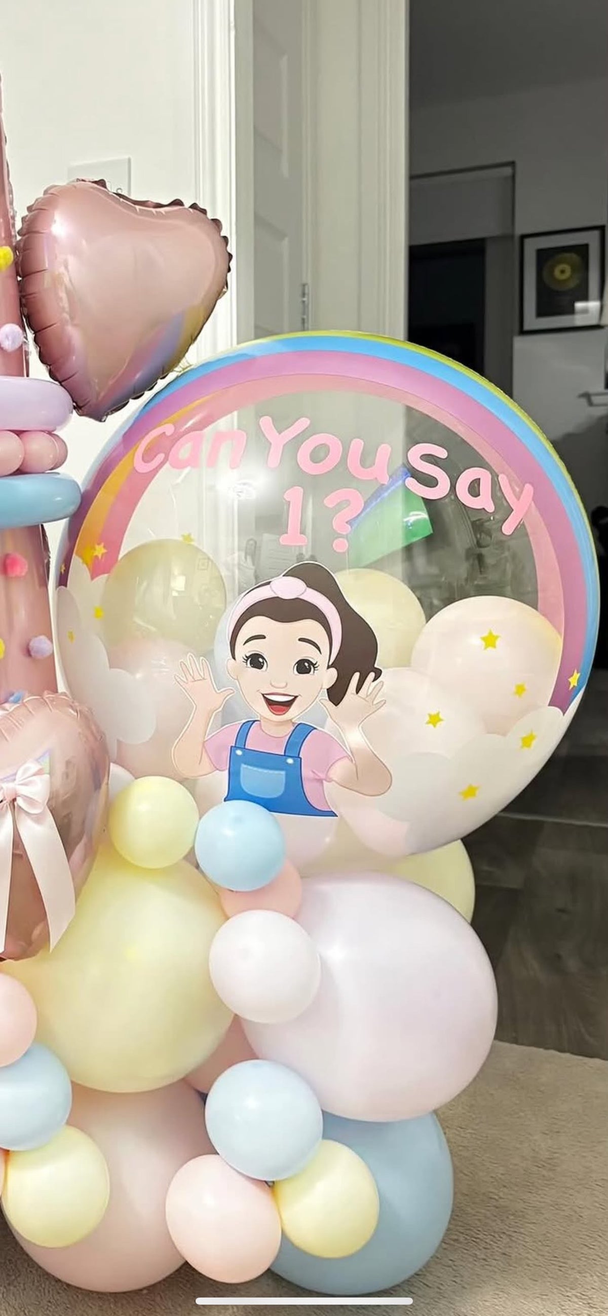 Custom balloon order Ms.Rachel