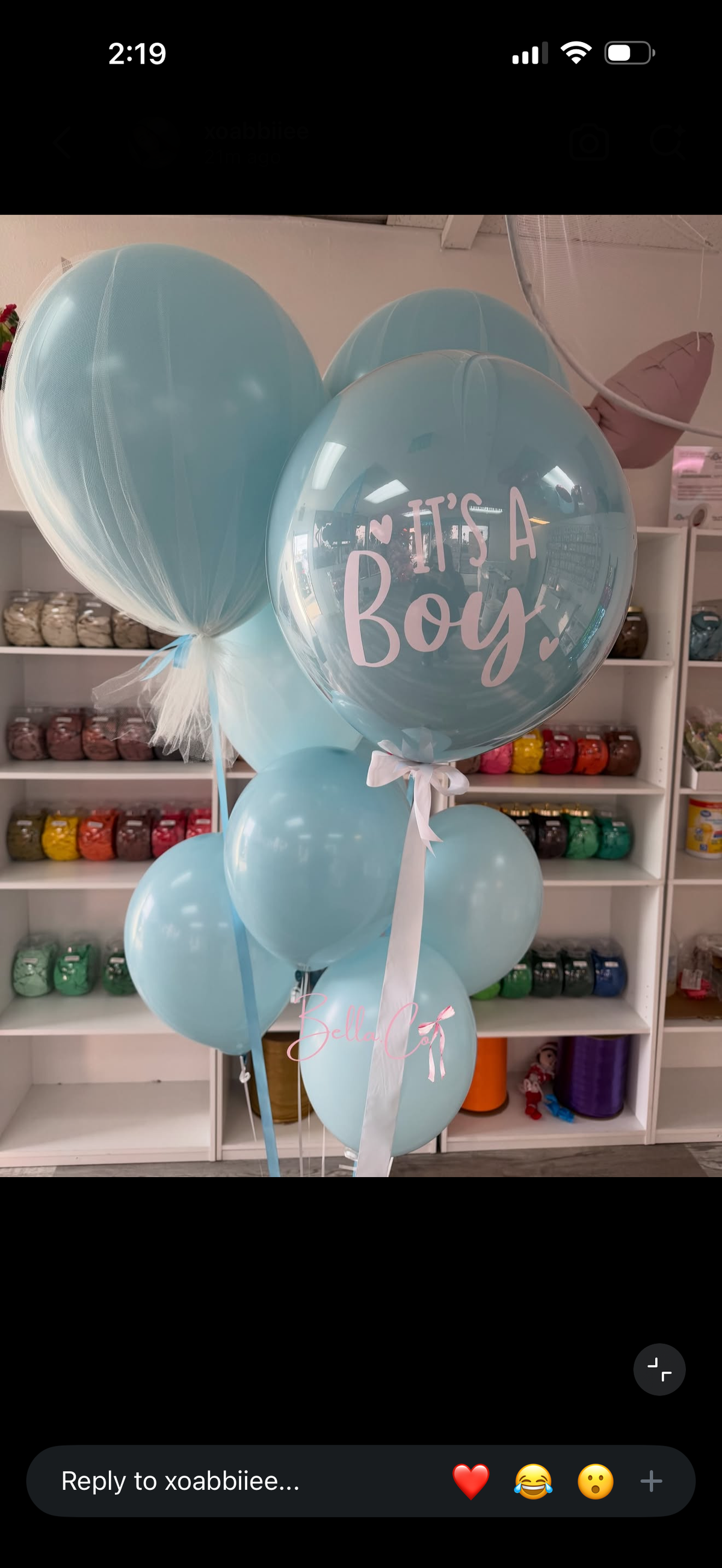 Custom balloon order