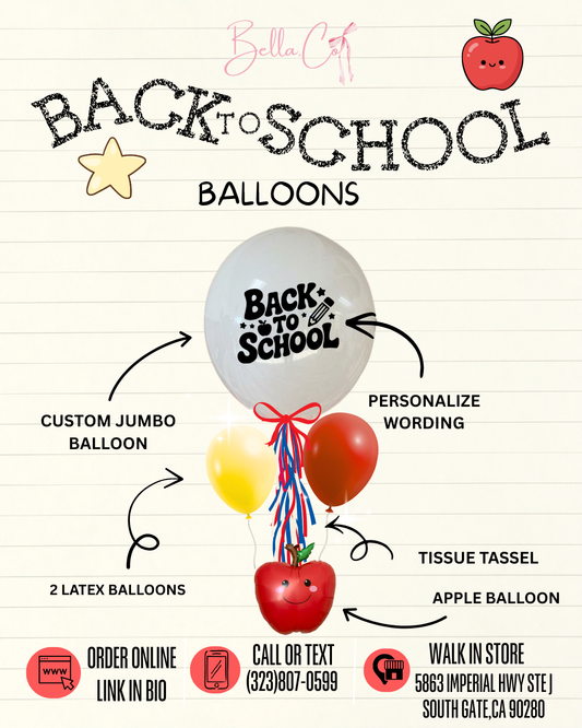 BACK TO SCHOOL BUNDLE WITH TASSEL