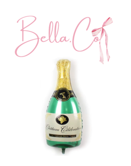 GREEN CHAMPAGNE BALLOON