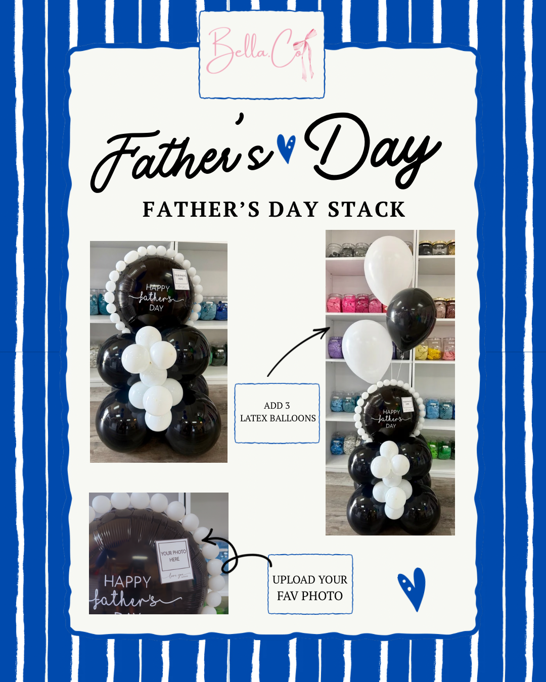 FATHER'S DAY BALLOON STACK