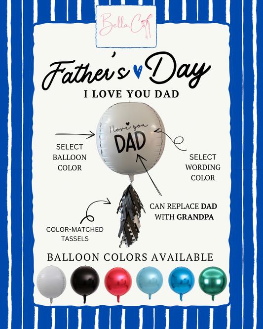 I LOVE YOU DAD